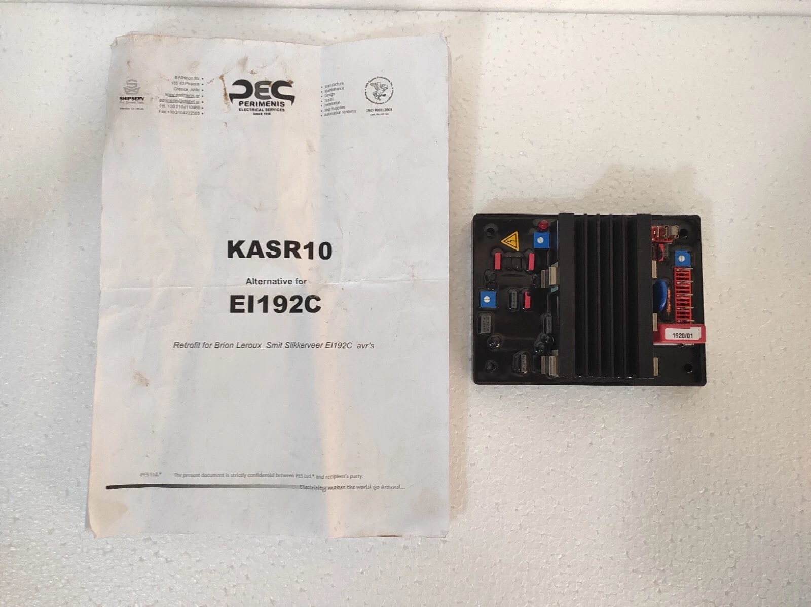 EMRI KASR10 / KASR-10 Automatic Voltage Regulator AVR (Alternative for EI92C)