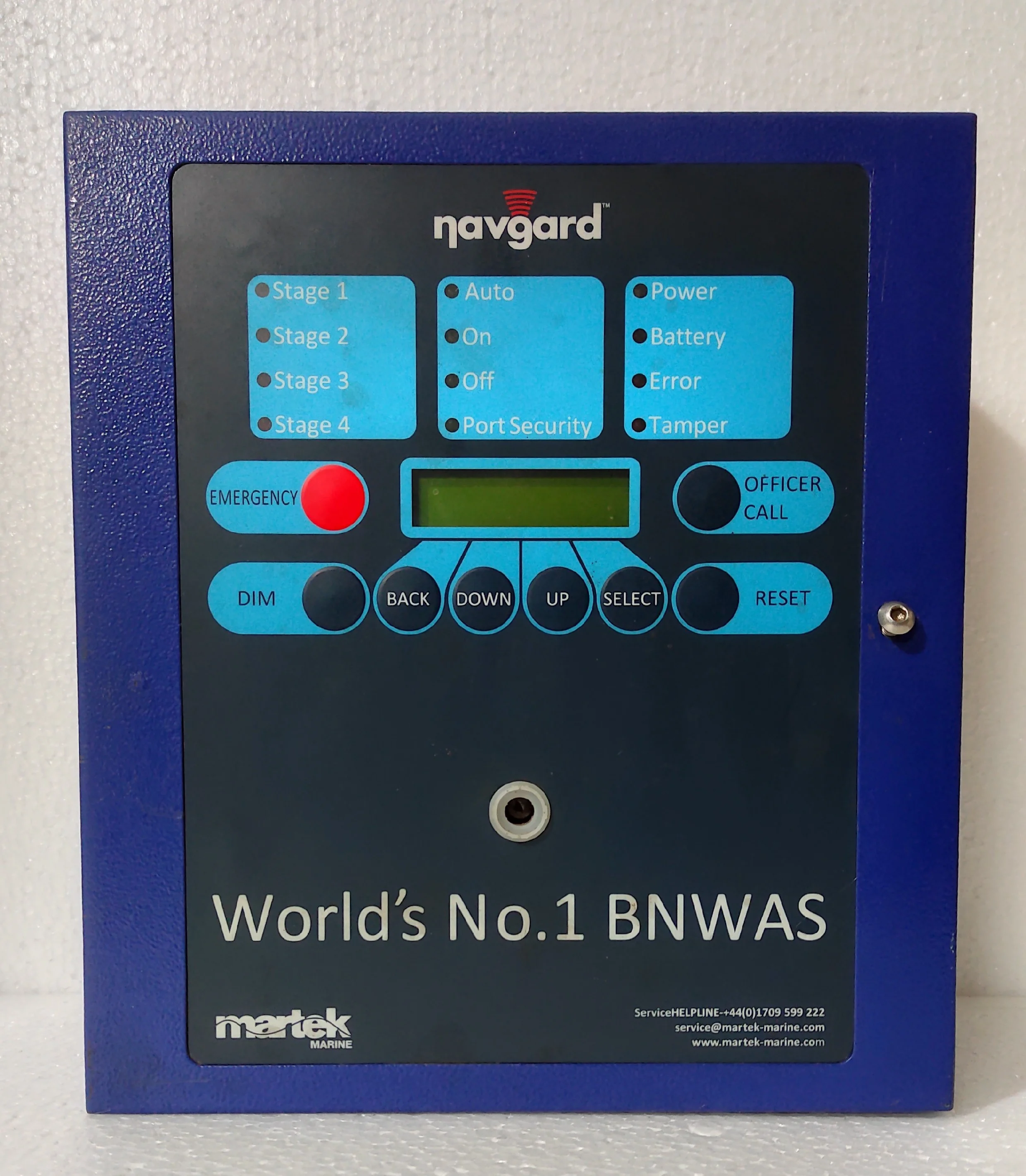 Martek marine navgard Bnwas bridge navigational watch alarm system
