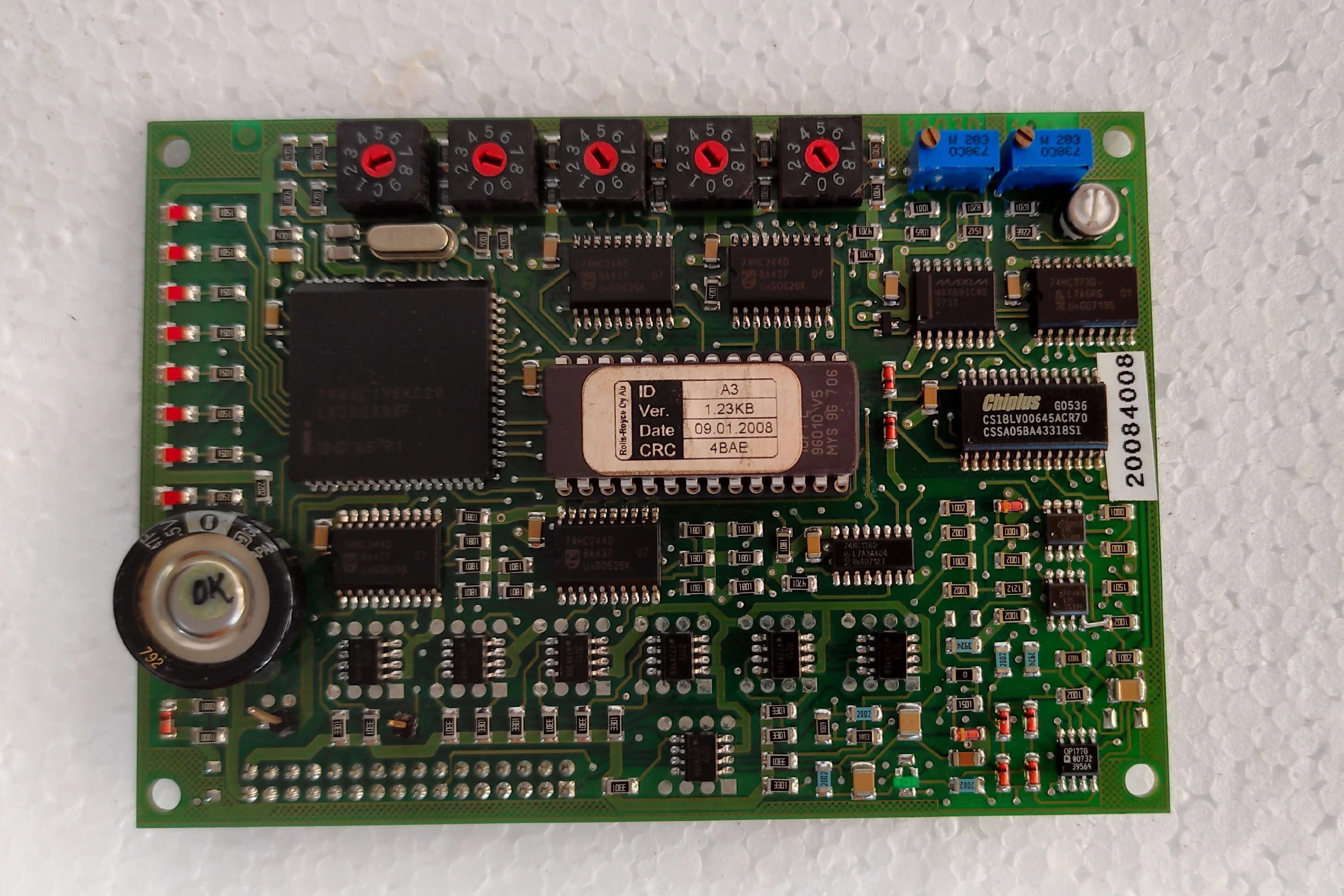 Rolls Royce A3 Ver. 1.23KB PCB Printed Circuit Board
