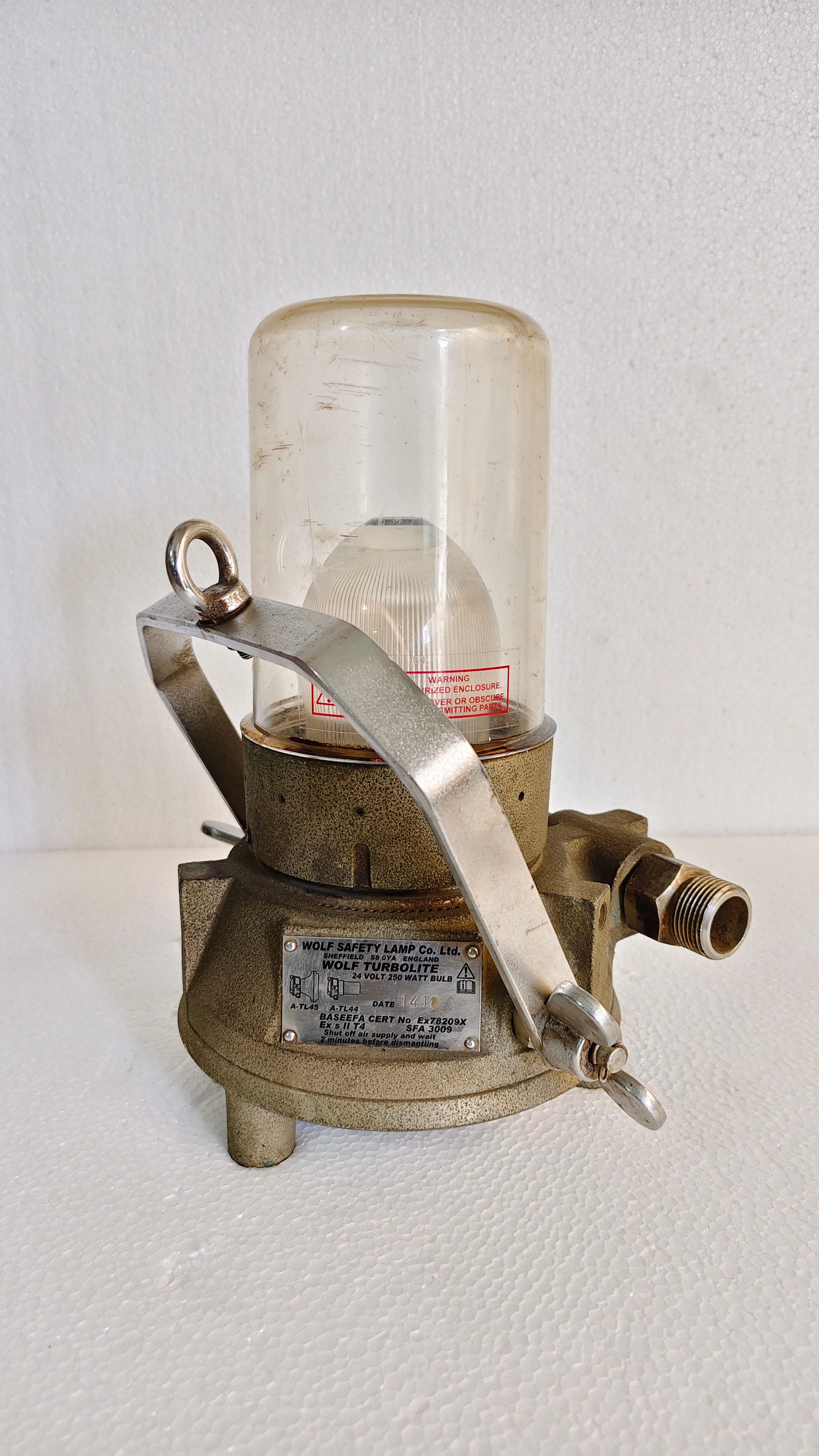 Wolf A-TL44(L) / A-TL45(L) Turbloite Pneumatic Air Safety Lamp