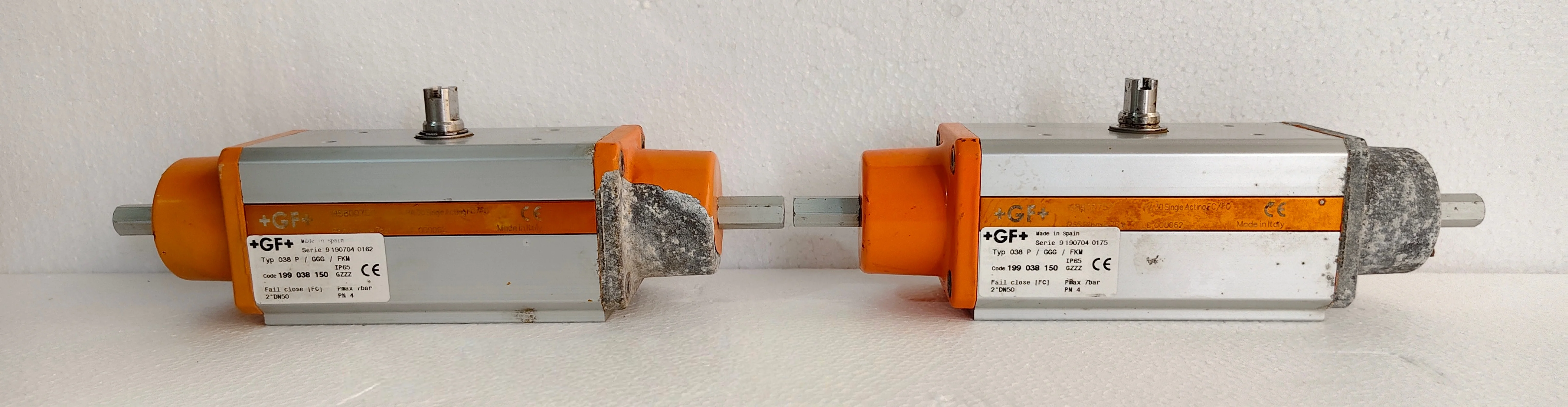 GeorgFischer GF+ 198800757 038P/GGG/FKM Pneumatic Actuator Code 199 038 151 #1