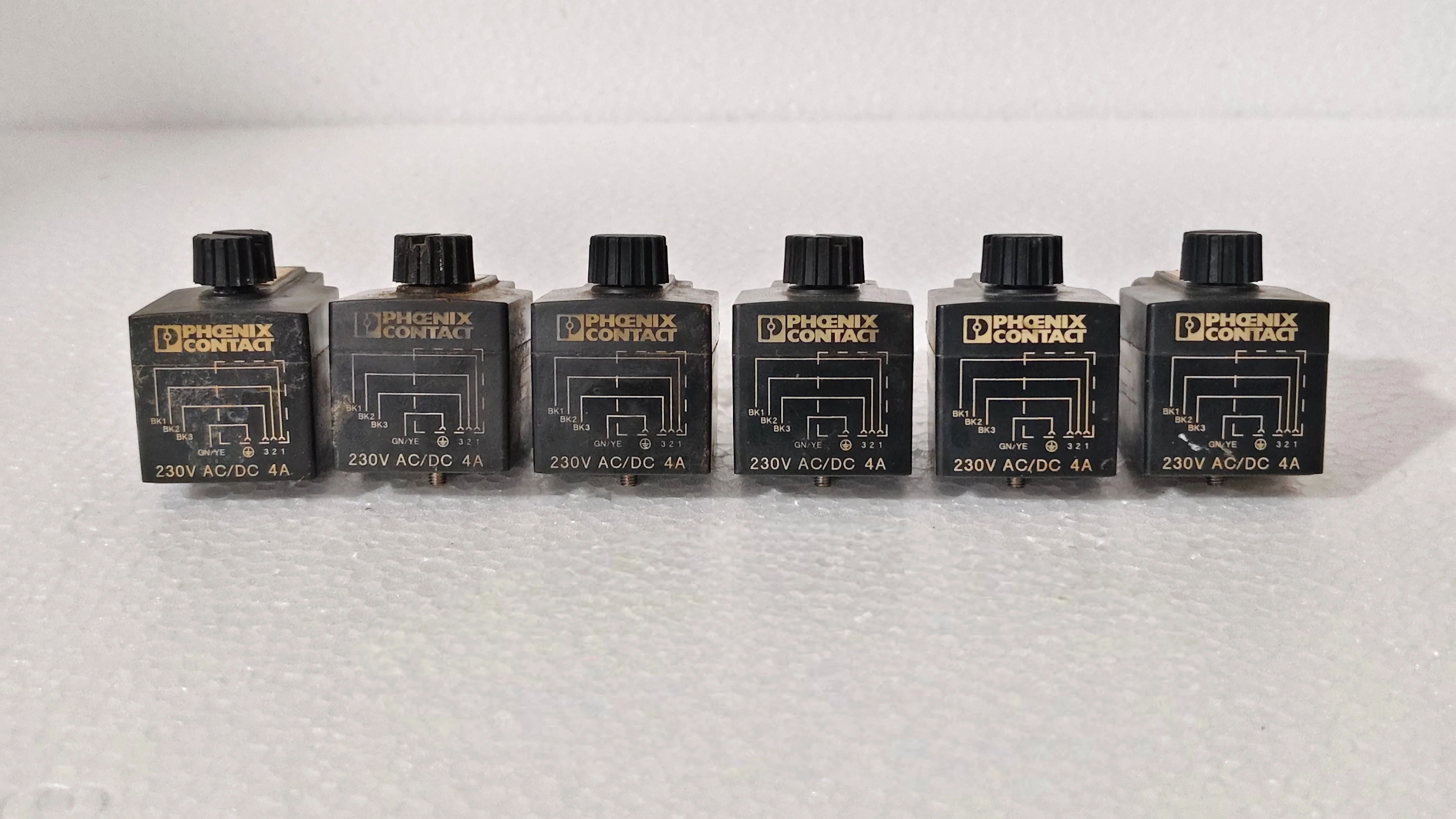 Phoenix Control 230V AC/DC 4A Solenoid Coil Lot of 06 Pcs