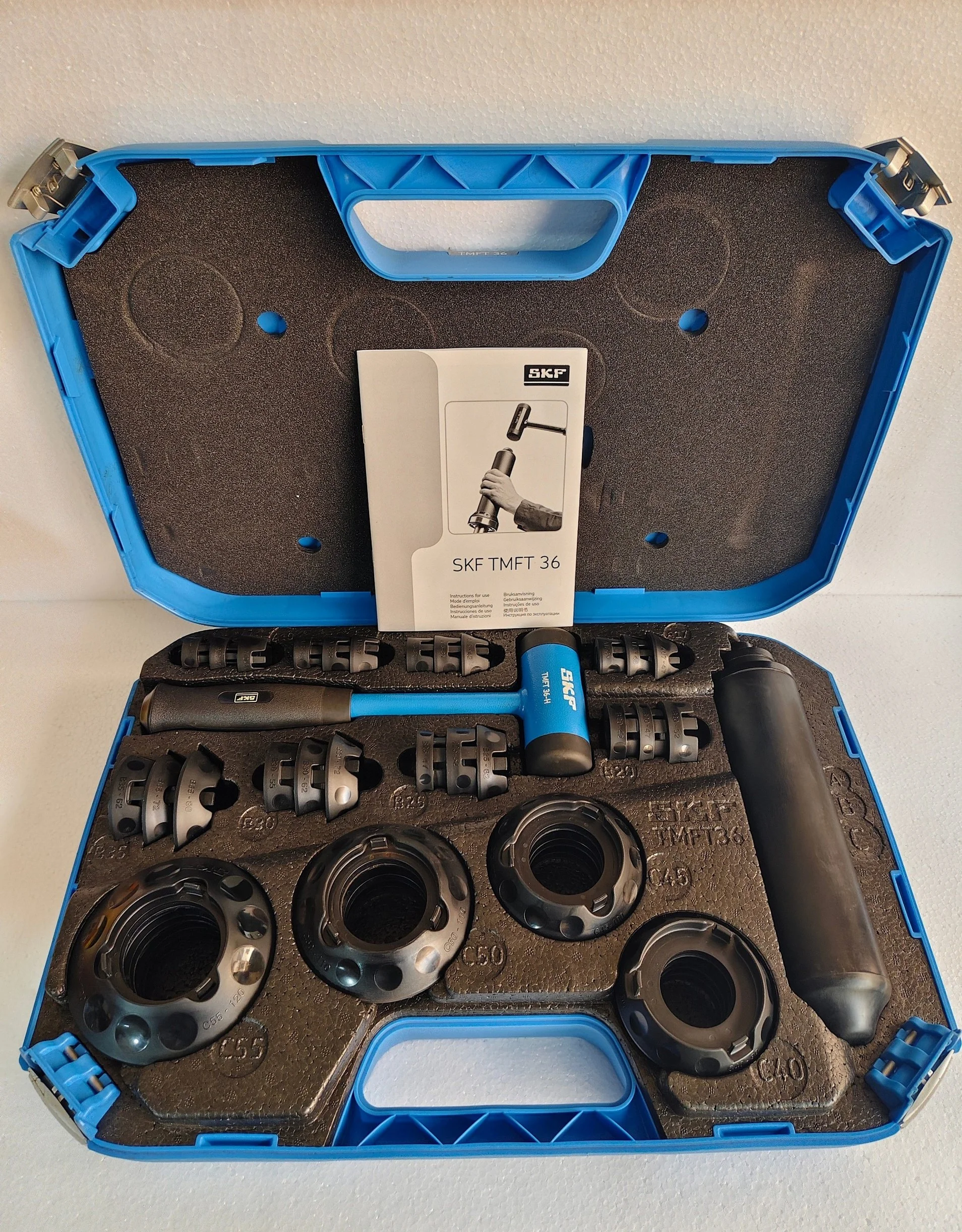 SKF TMFT 36 Bearing Fitting Tool Kit, 36 Impact Rings, 3 Impact Sleeves #1
