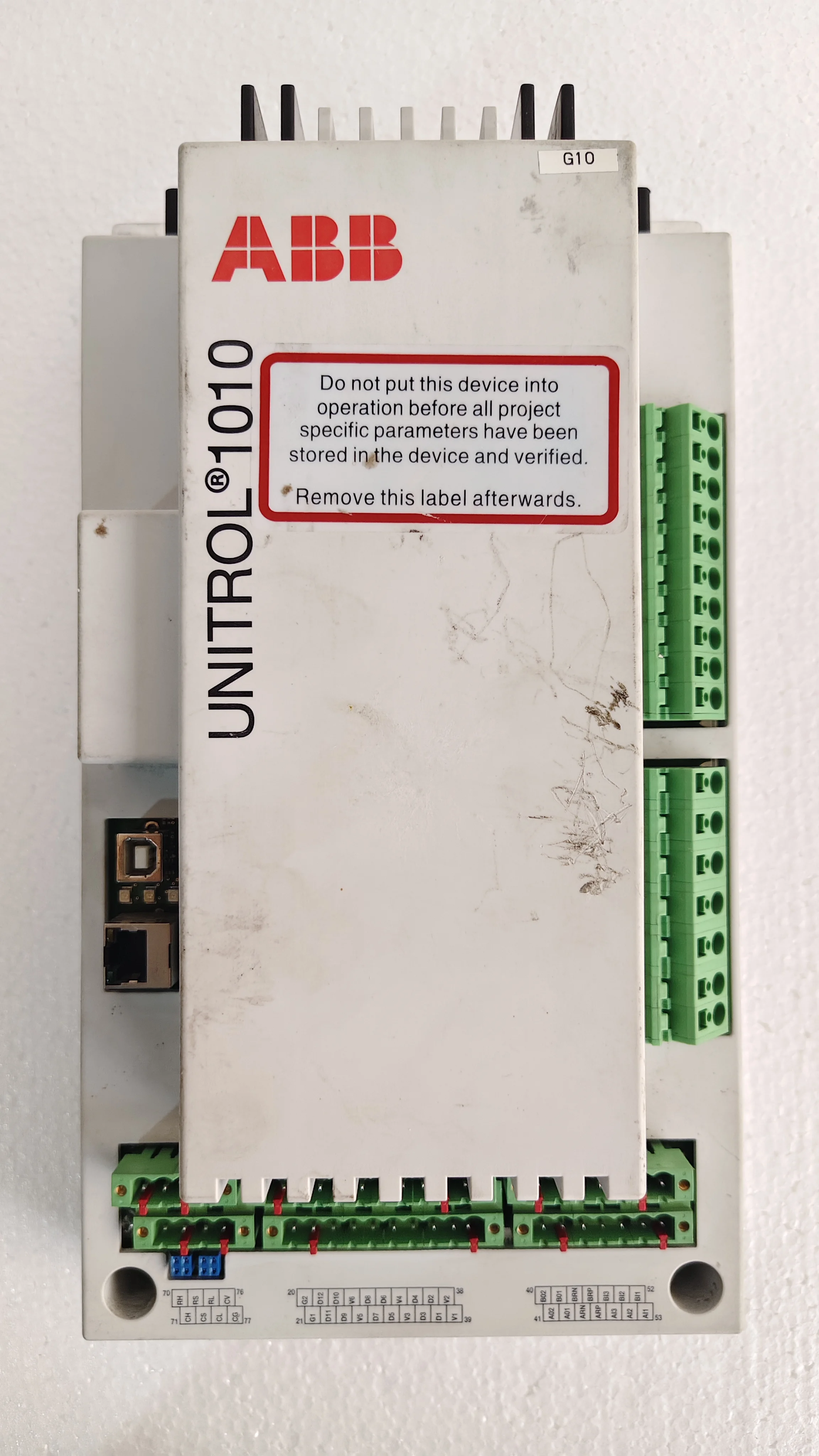ABB UNITROL 1010 VOLTAGE REGULATOR 3BHE03531R0003