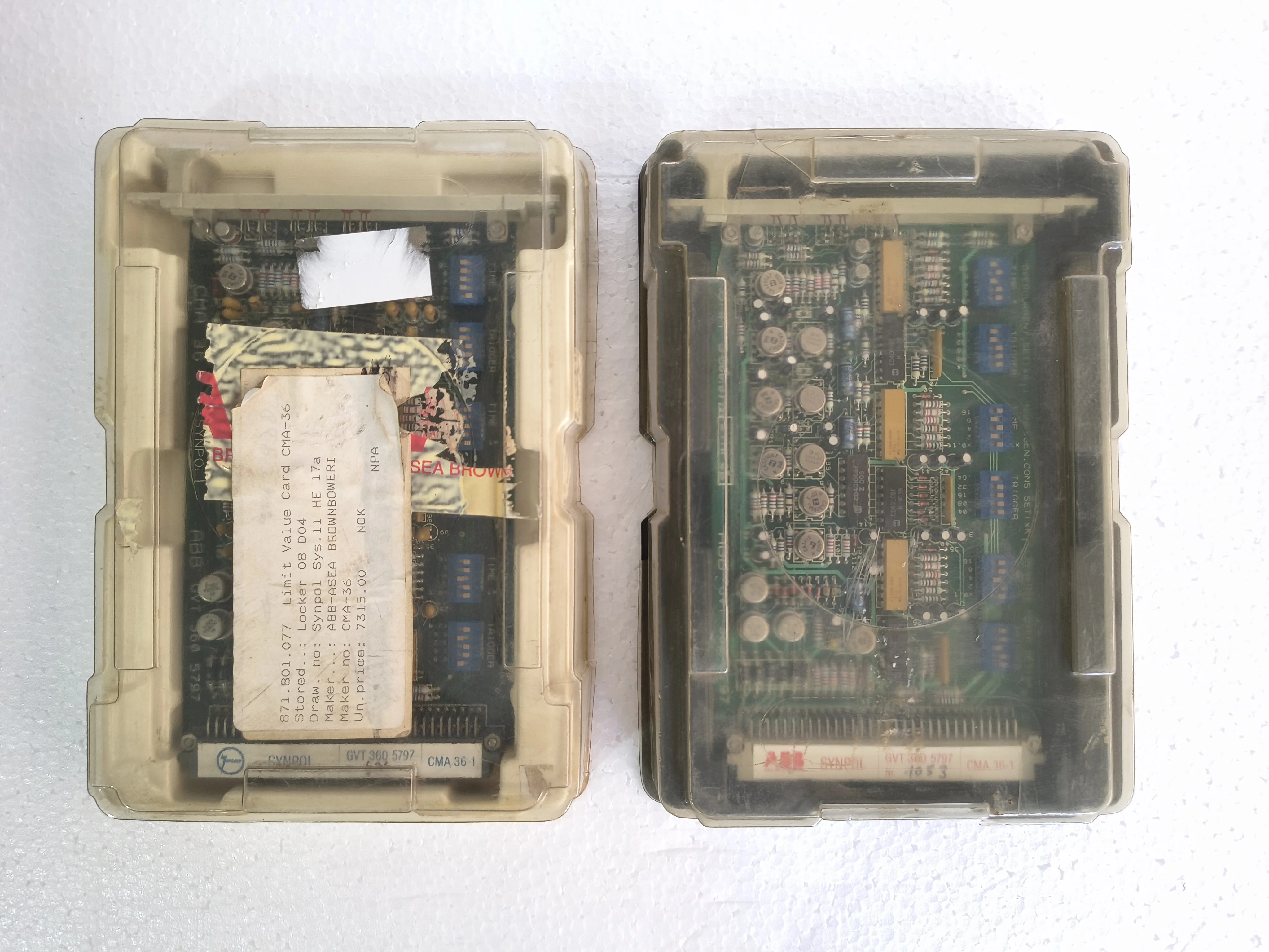 ABB CMA 36-1 SYNPOL GVT 360 5797 PCB