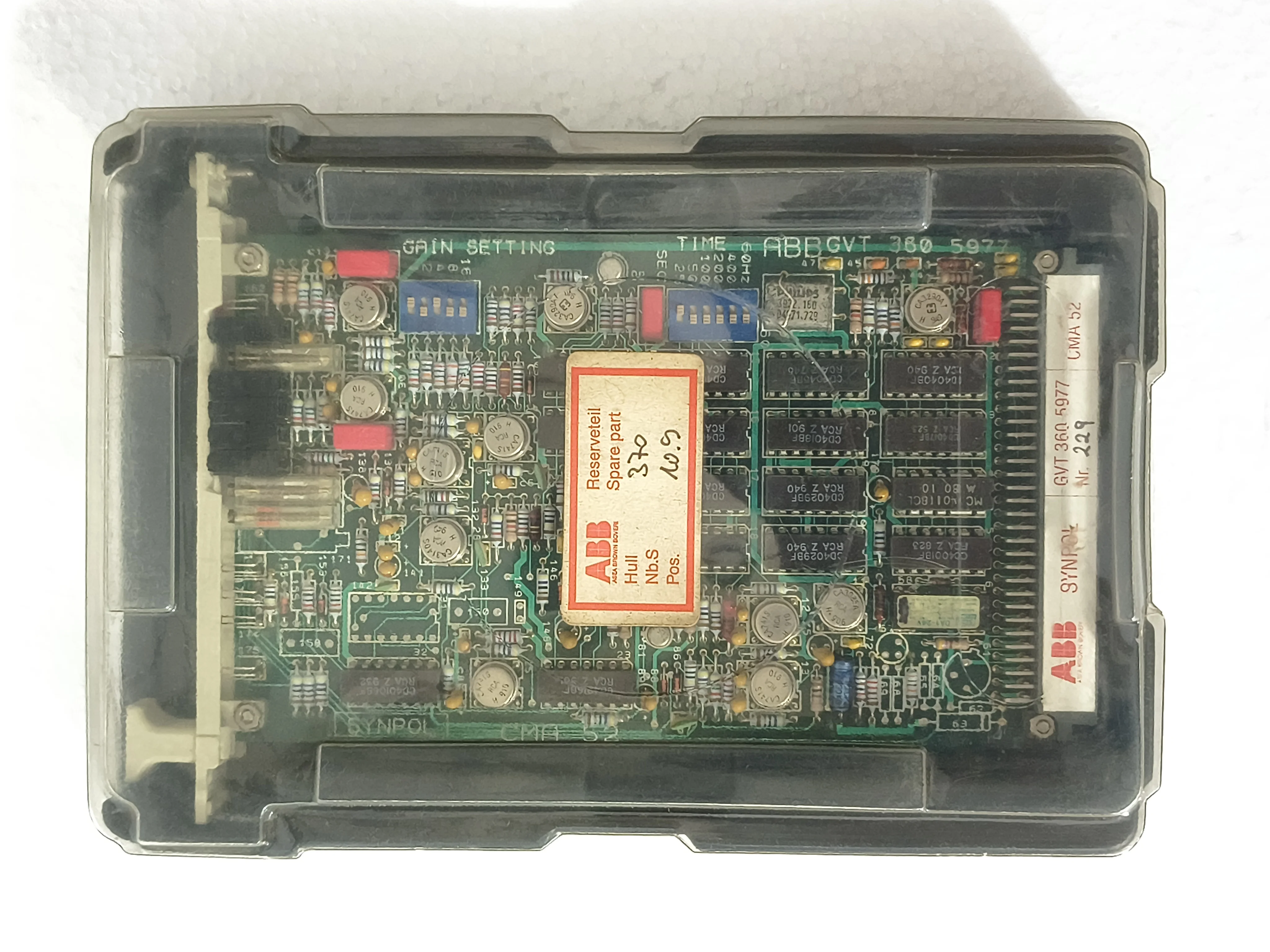ABB CMA 52 SYNPOL GVT 360 5799 PCB