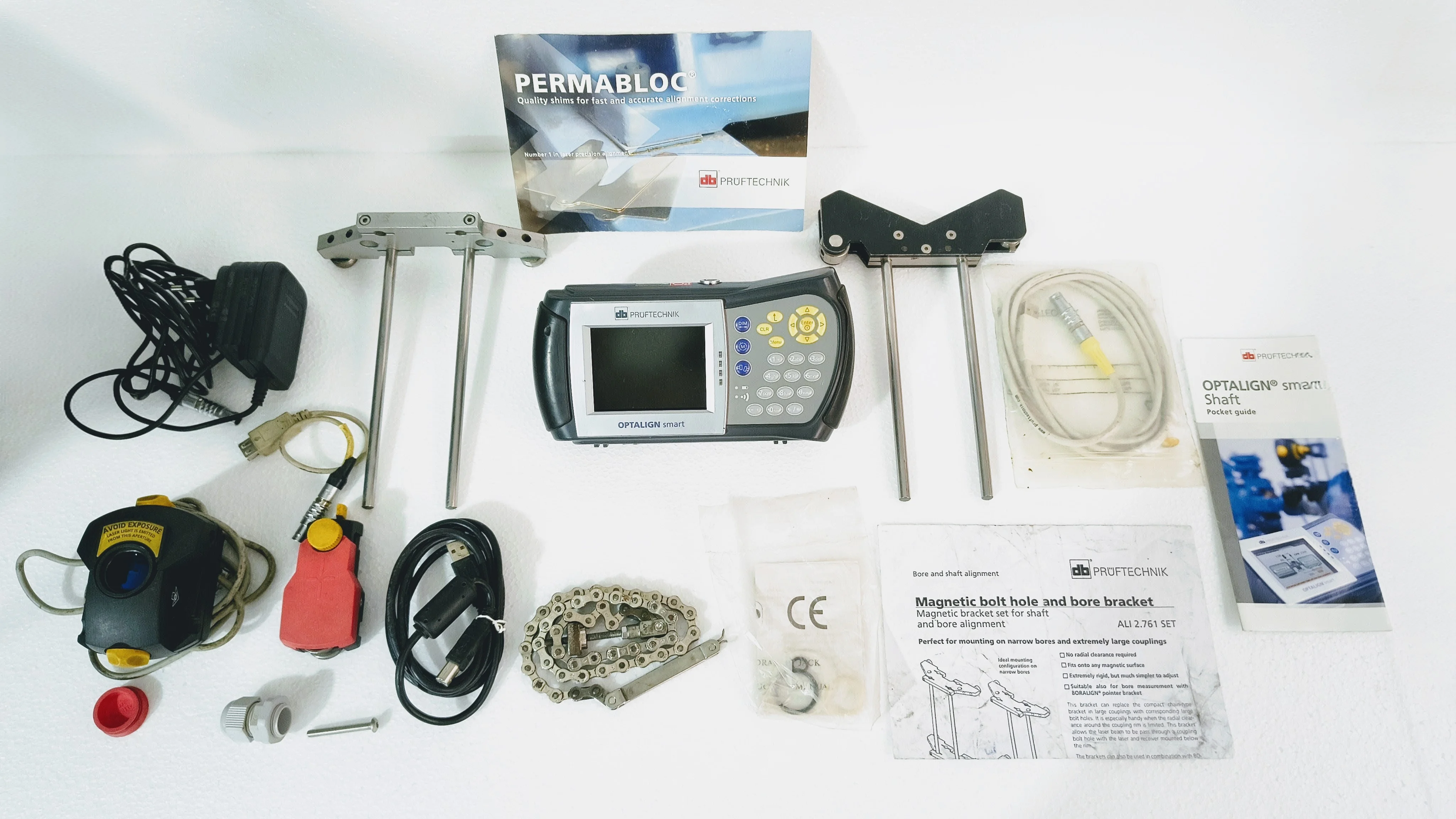 PRUFTECHNIK OPTALIGN SMART ALI 12.200 LASER SHAFT ALIGNMENT TOOL