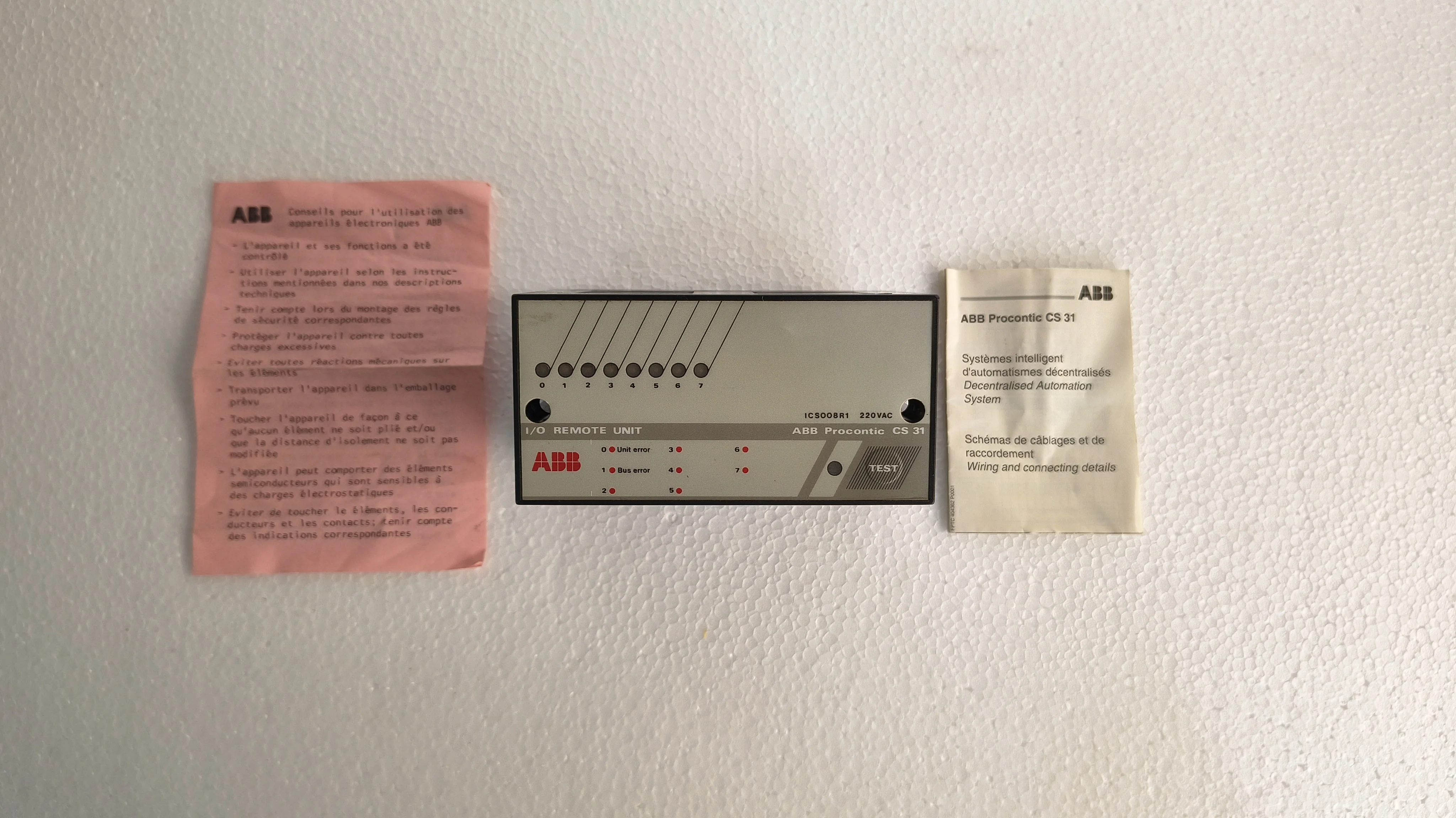 ABB PROCONTIC CS31 ICS008R1 I/O REMOTE UNIT