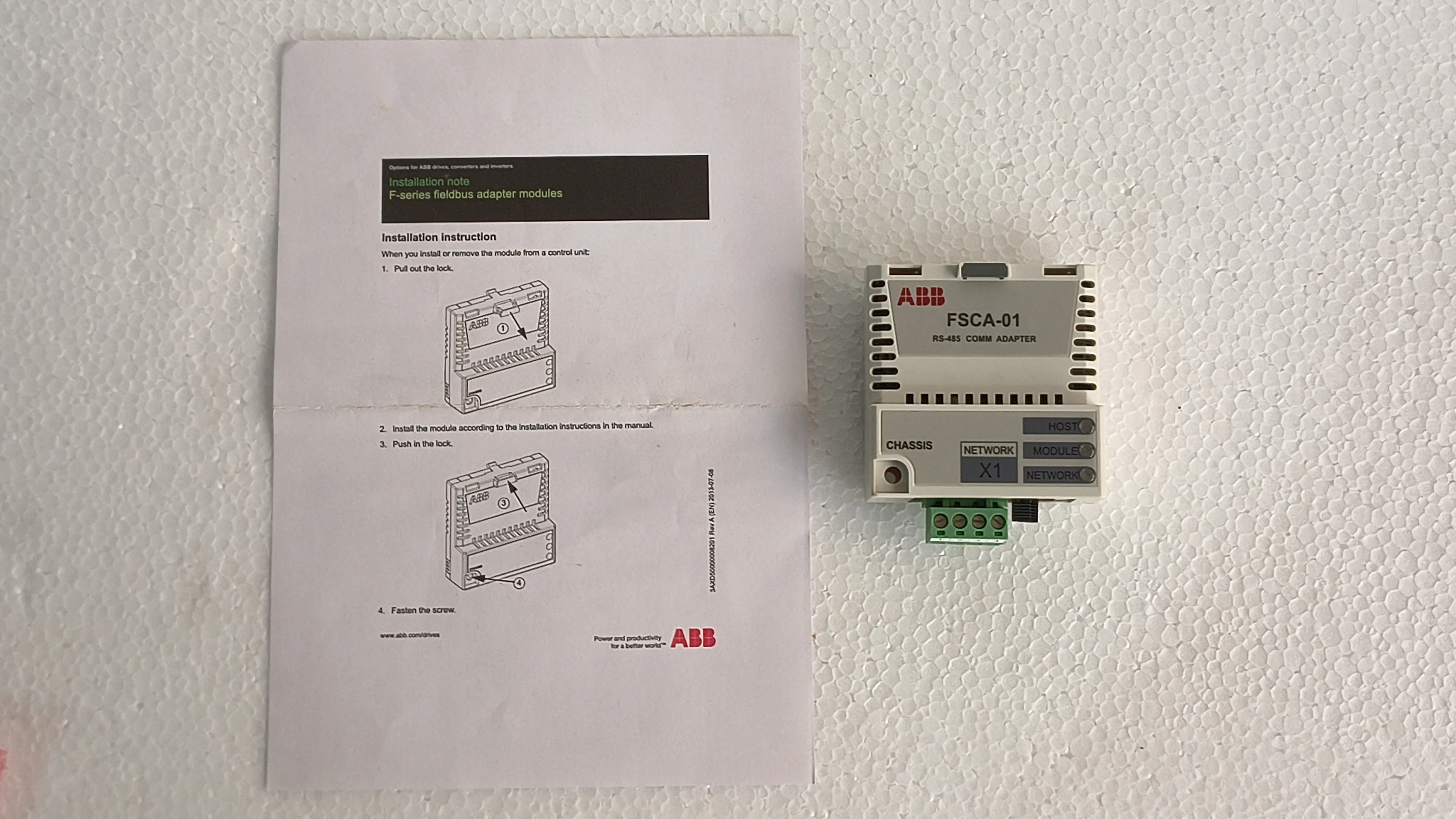ABB FSCA-01 ADAPTER MODULE