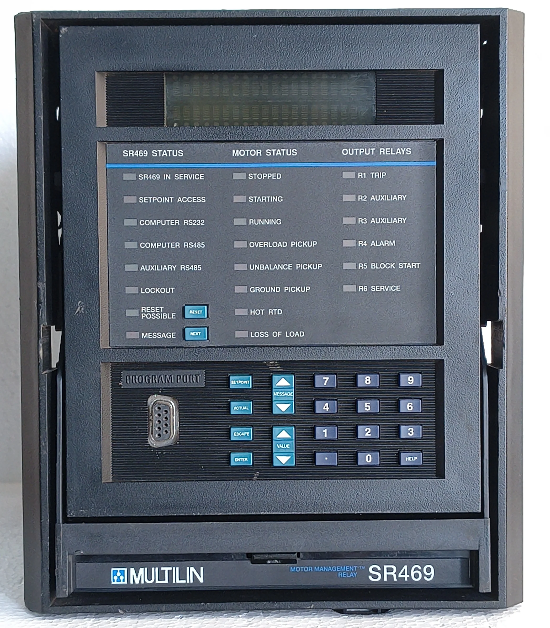 GE MULTILIN SR469-P5-HI-A20 MOTOR MANAGEMENT RELAY