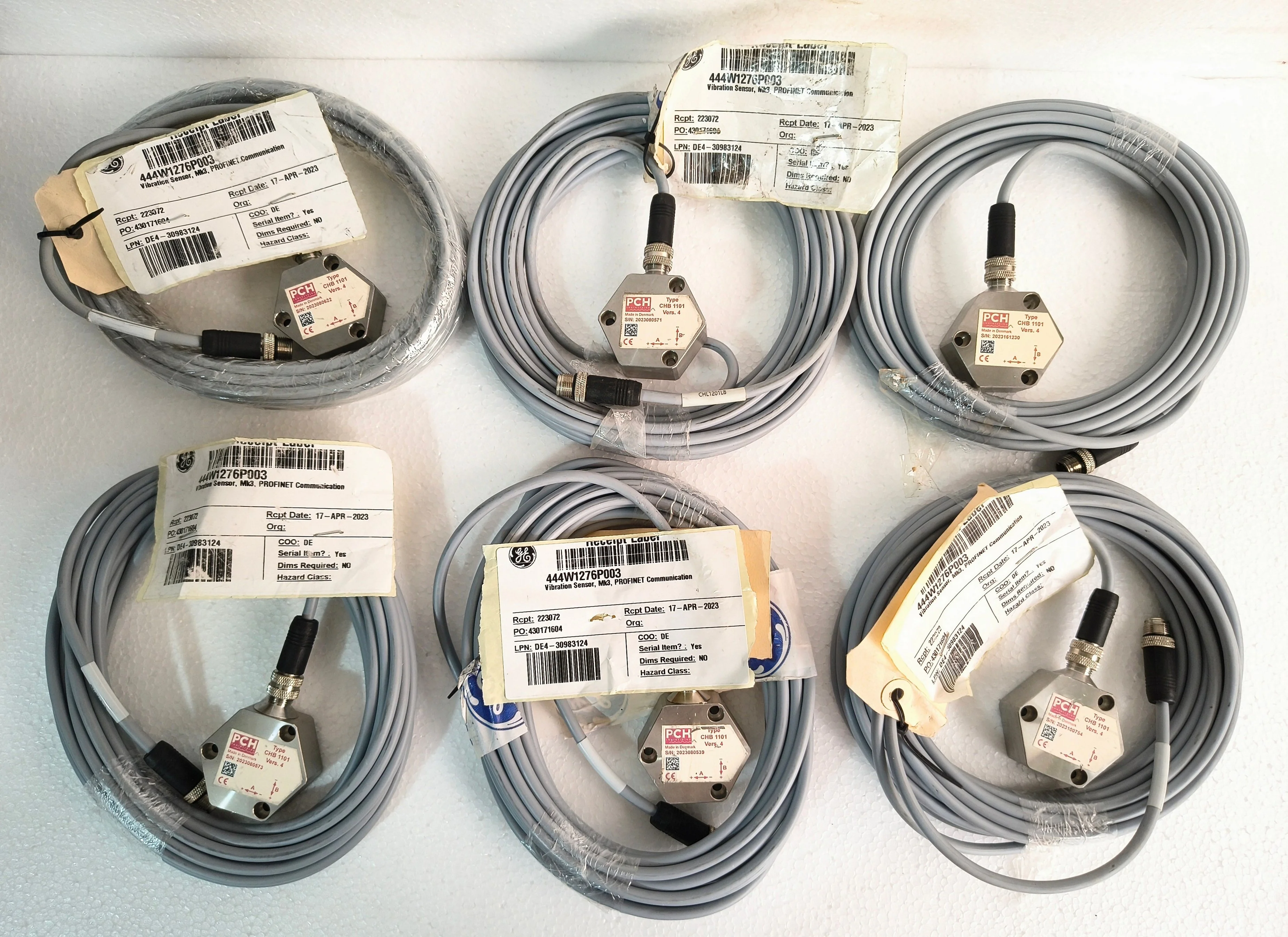 PCH ENGINEERING CHB 1101 DIGITAL VIBRATION SENSOR