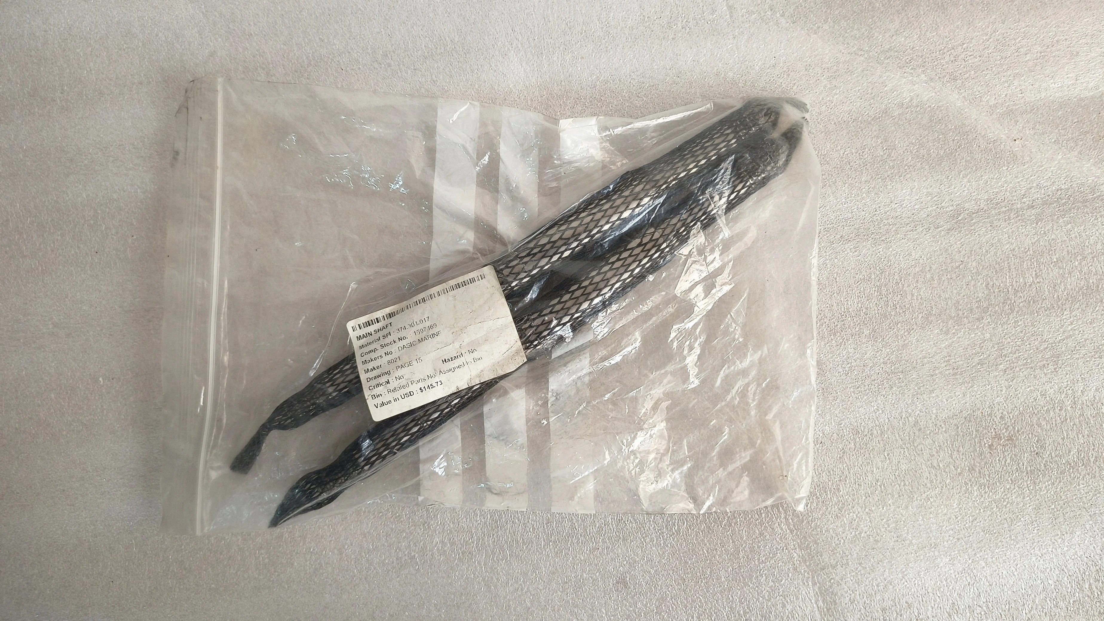 DASIC MARINE MAIN SHAFT 374.301.017 PN 8021 / TANK CLEANING MACHINE SPARE