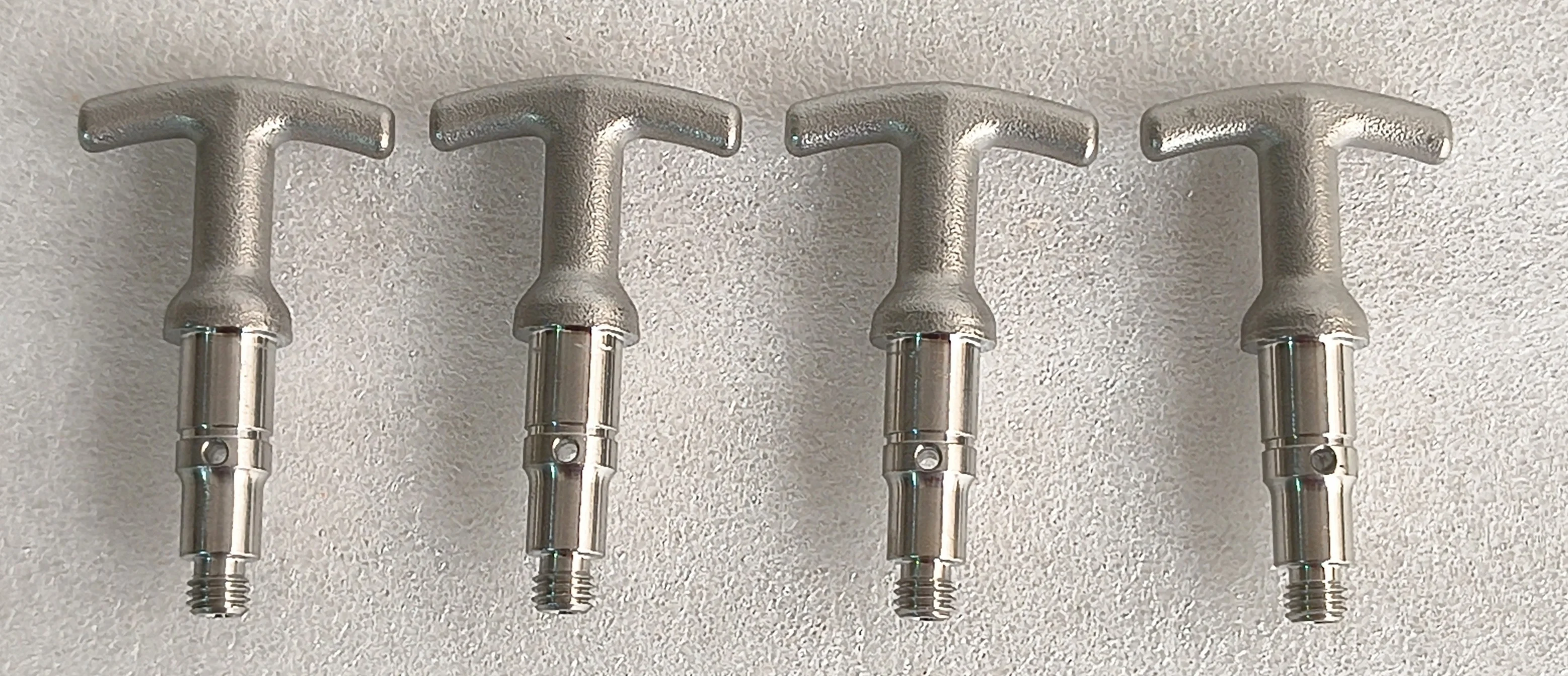 SCANJET TANK CLEANING MACHINE FLY NUT SHAFT P/N 020122 LOT OF 04 PCS