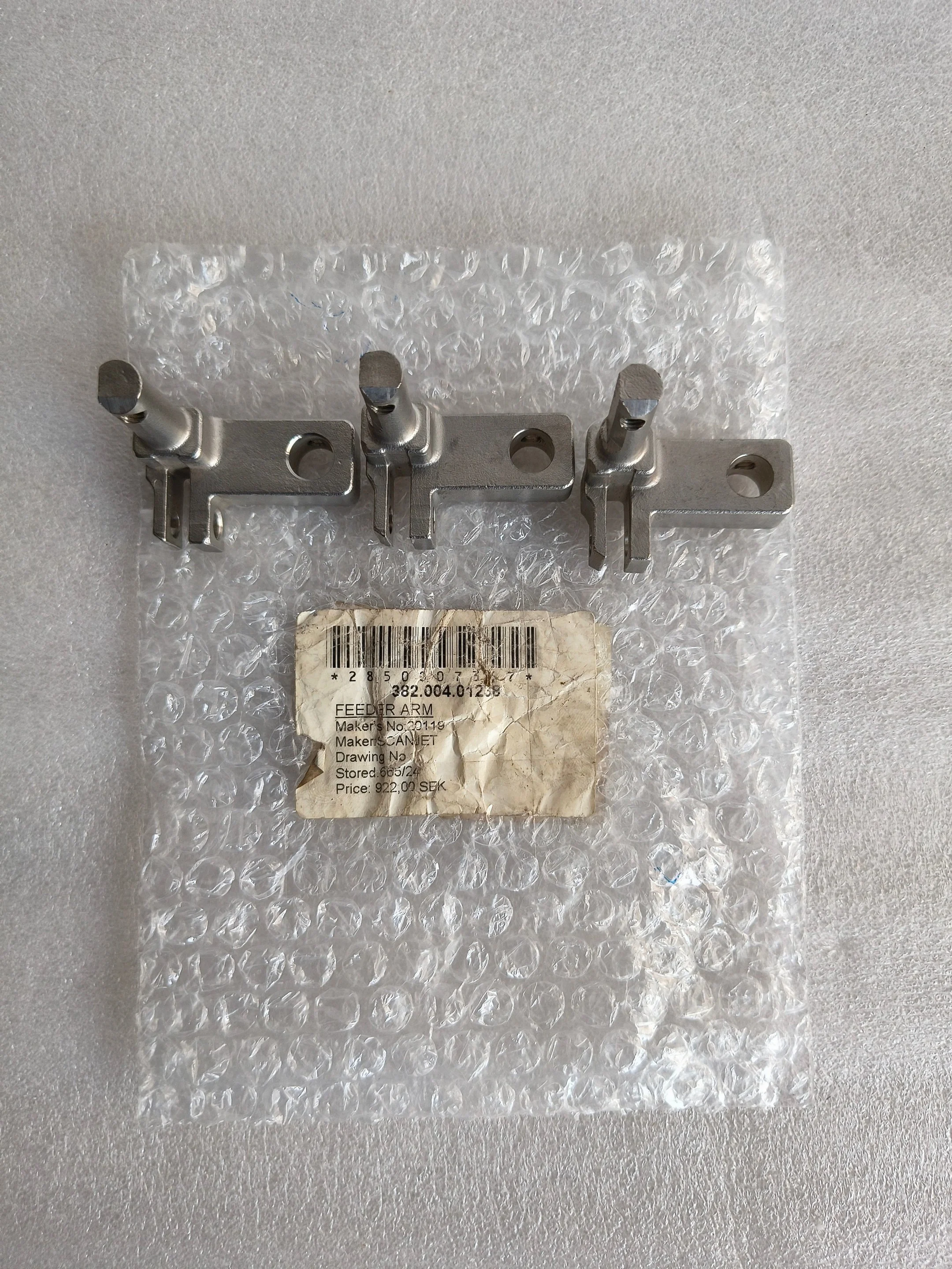 SCANJET TANK CLEANING 20119 FEEDER ARM LOT OF 3 PIECES