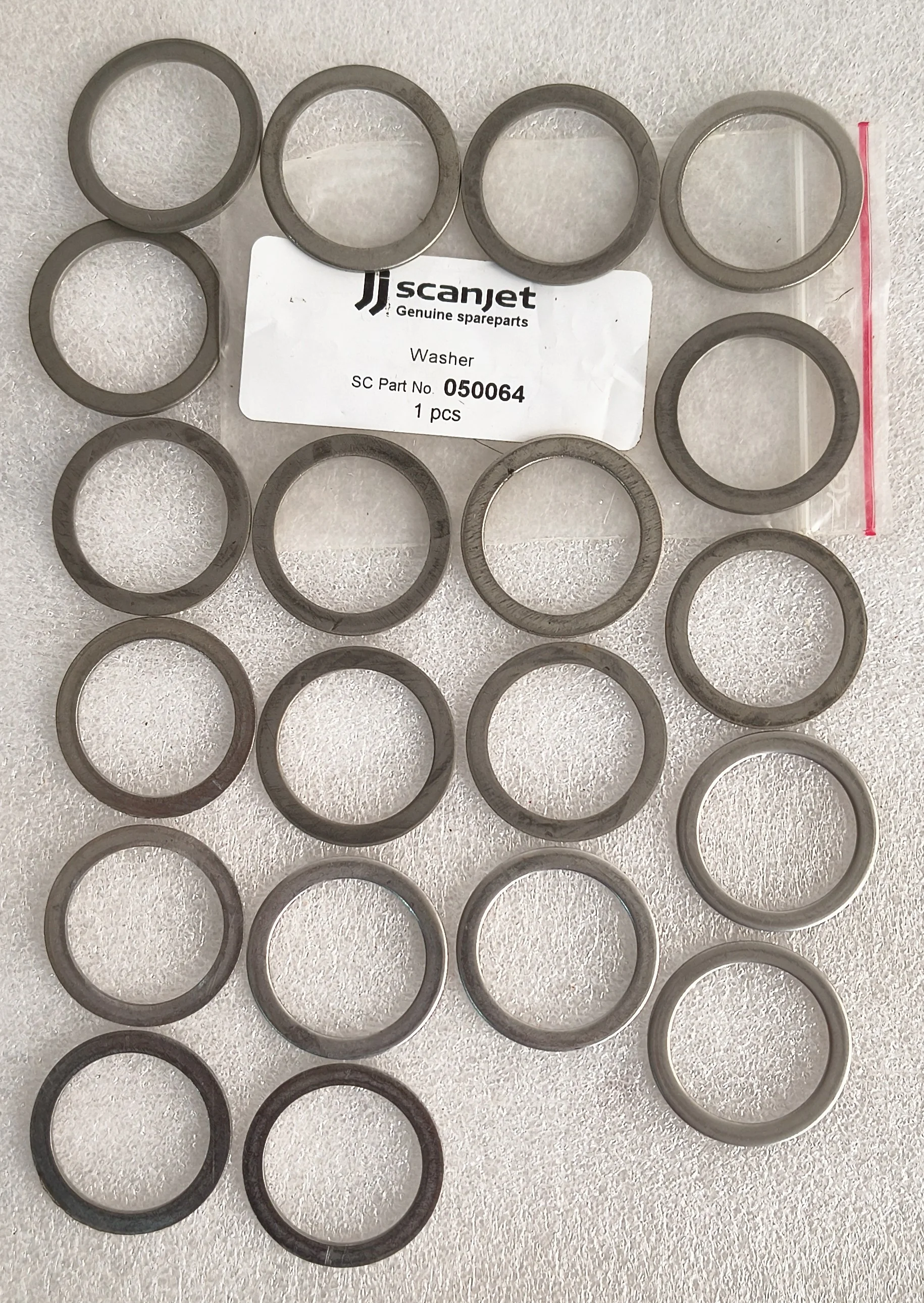SCANJET TANK CLEANING 050064 WASHER LOT OF 20 PIECES