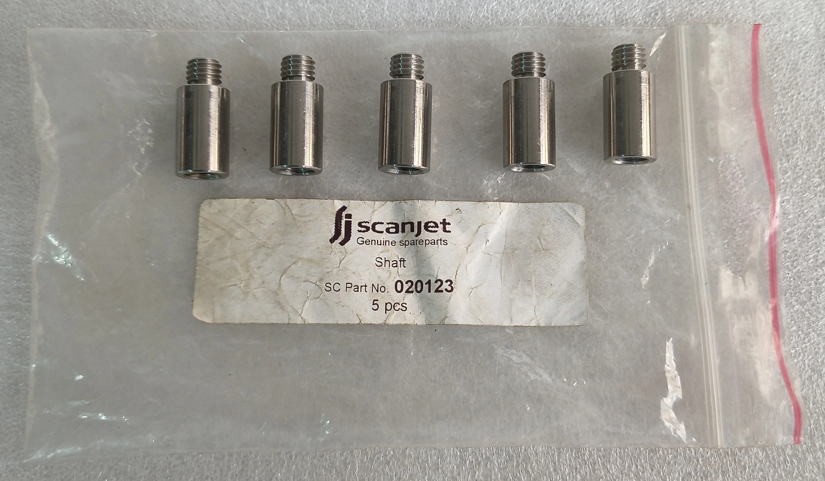 SCANJET TANK CLEANING 020123 SHAFT LOT OF 5 PIECES