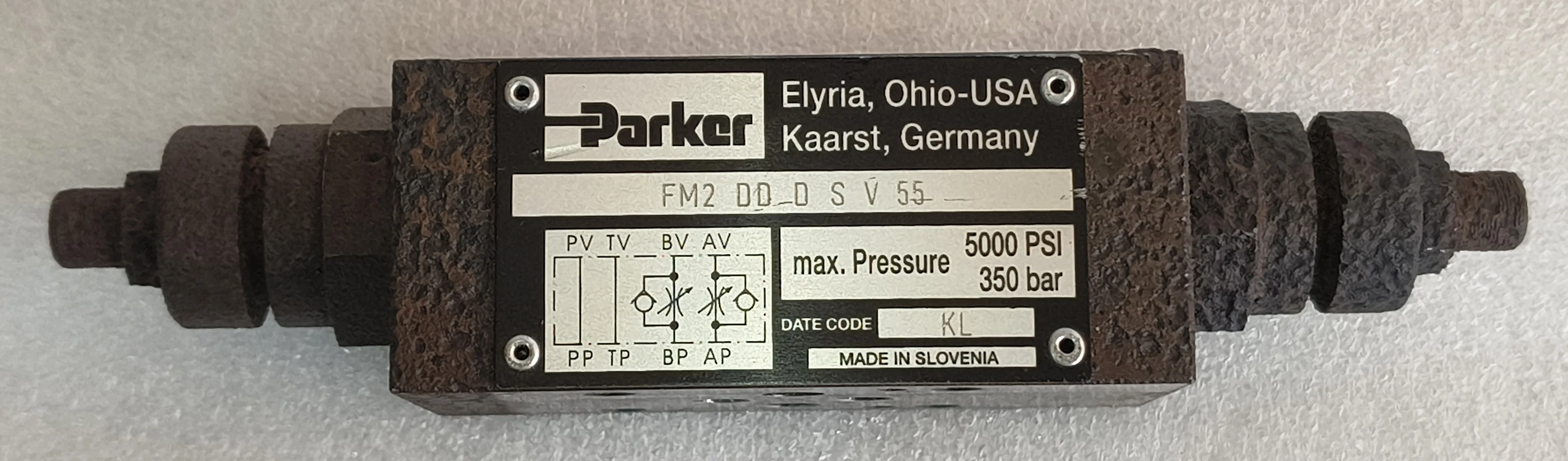 PARKER / FM2 DD D S V 55 THROTTLE CHECK VALVE #1