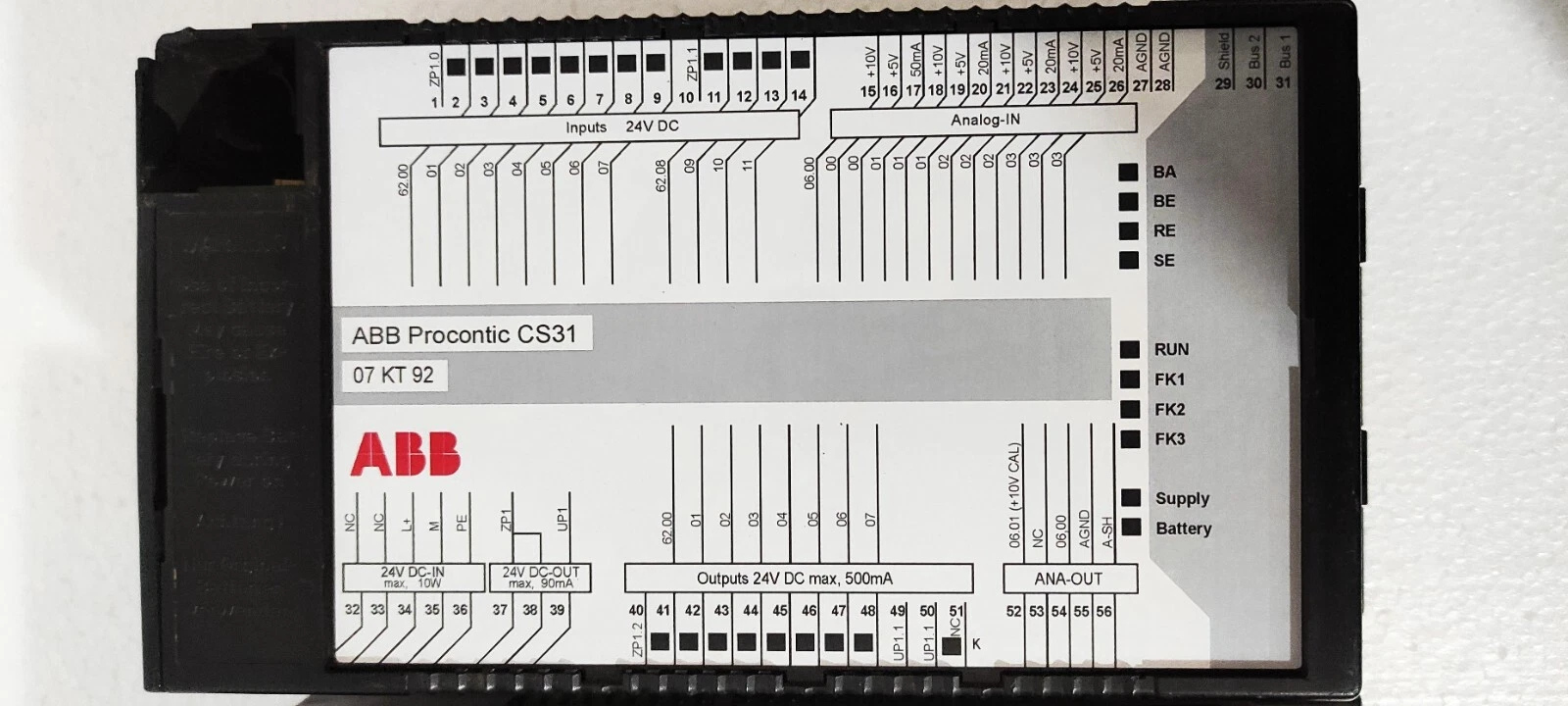 ABB Procontic CS31 07 KT 92 / 07KT92 Module GJR5250500R0202