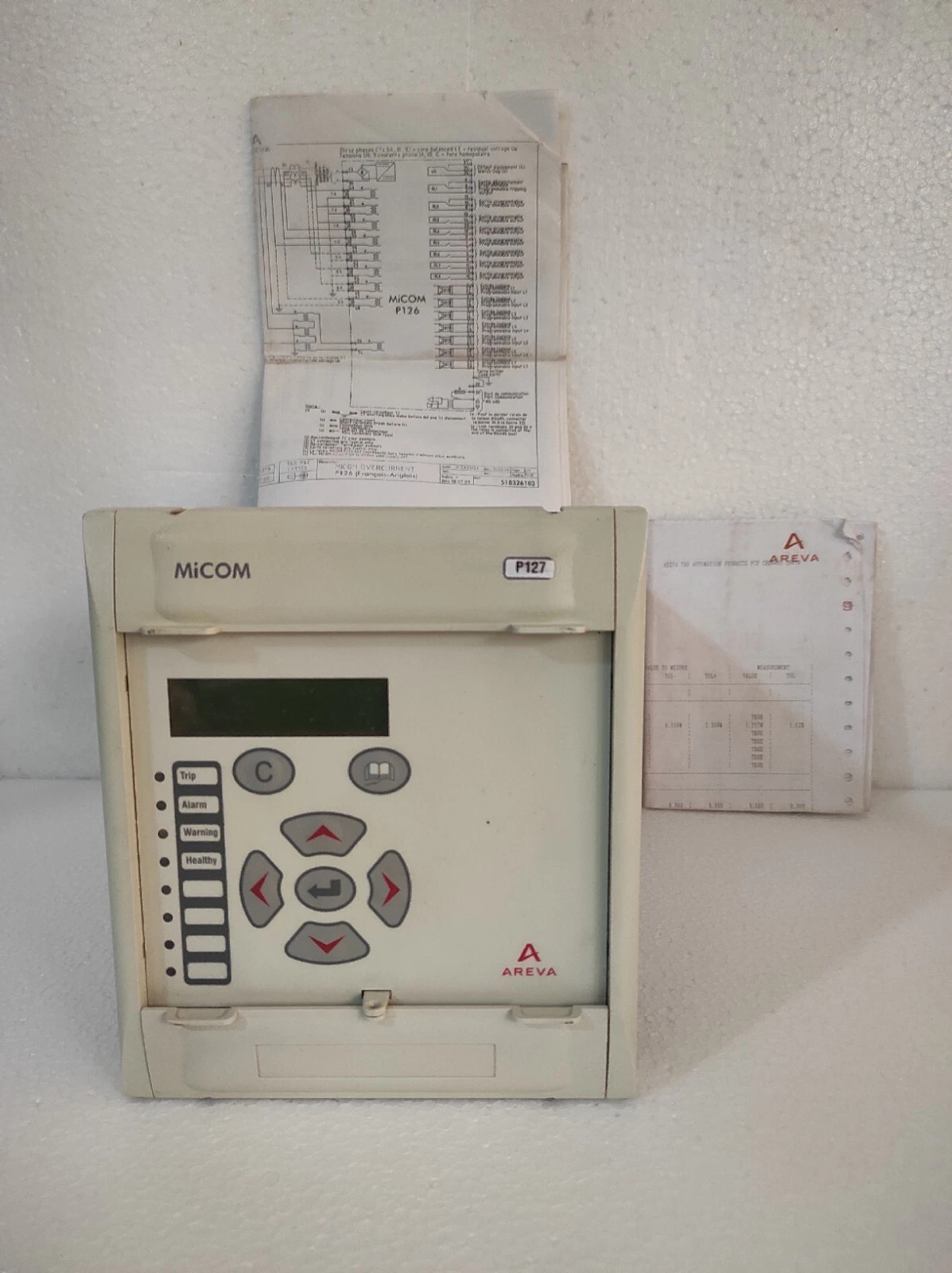Areva P127 Overcurrent & Earth Fault Relay P127 BB0A112CA1