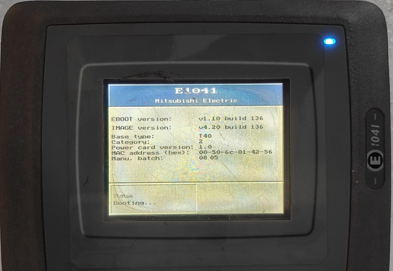 Beijer E1041 Mitsubishi Beijer Electronics AB Type 06703 Display Operator Panel