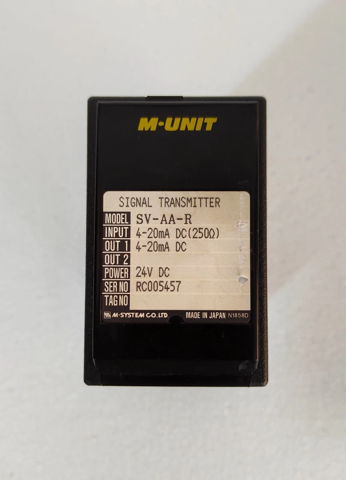 M.System sv-aa-r / SV-AA-R Signal Transmitter Module