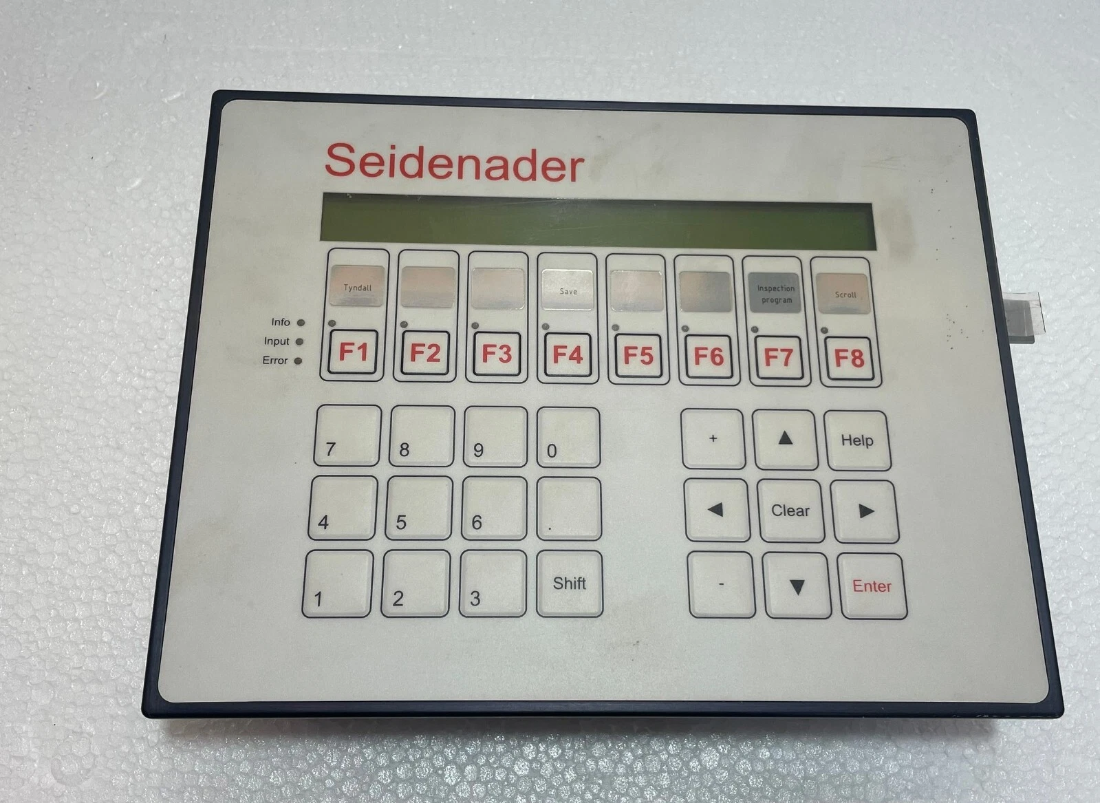 Seidenader Proline 90 Panel Part Number 700-090--BT11