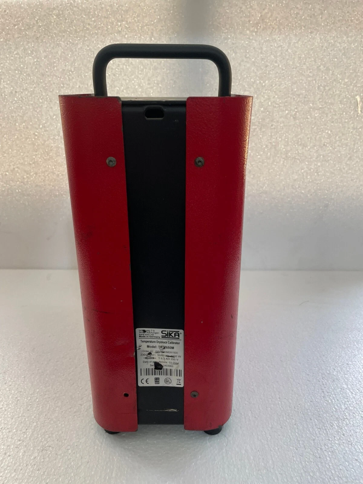 SIKA TP17650M Dry Block Temperature Calibrator Sika Calibrator 230/240 V