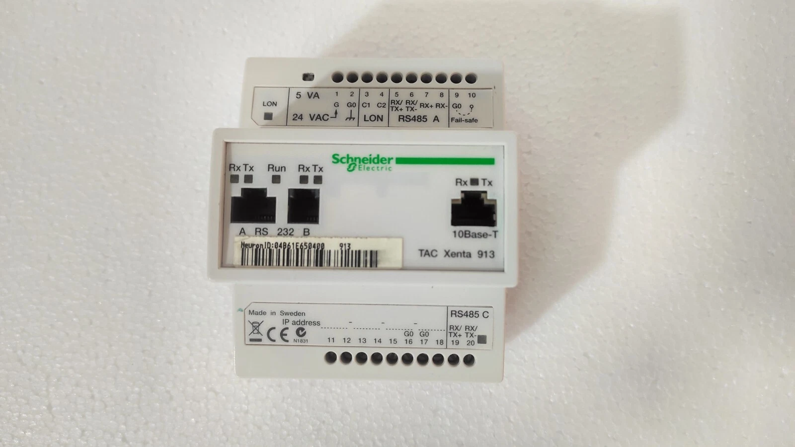 Schneider Electric TAC Xenta 913 Programmable Controller
