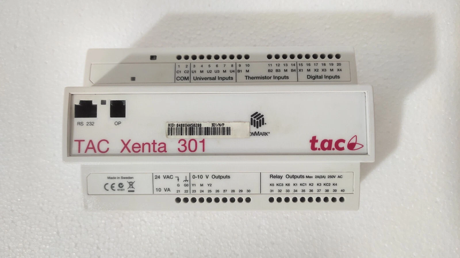 Schneider Electric TAC Xenta 301 Programmable Controller