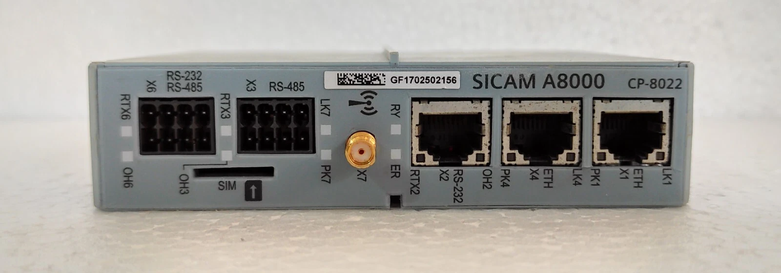 Siemens CP-8022 / CP 8022 SICAM A8000 Master Module With GPRS 6MF28022AA00 BB