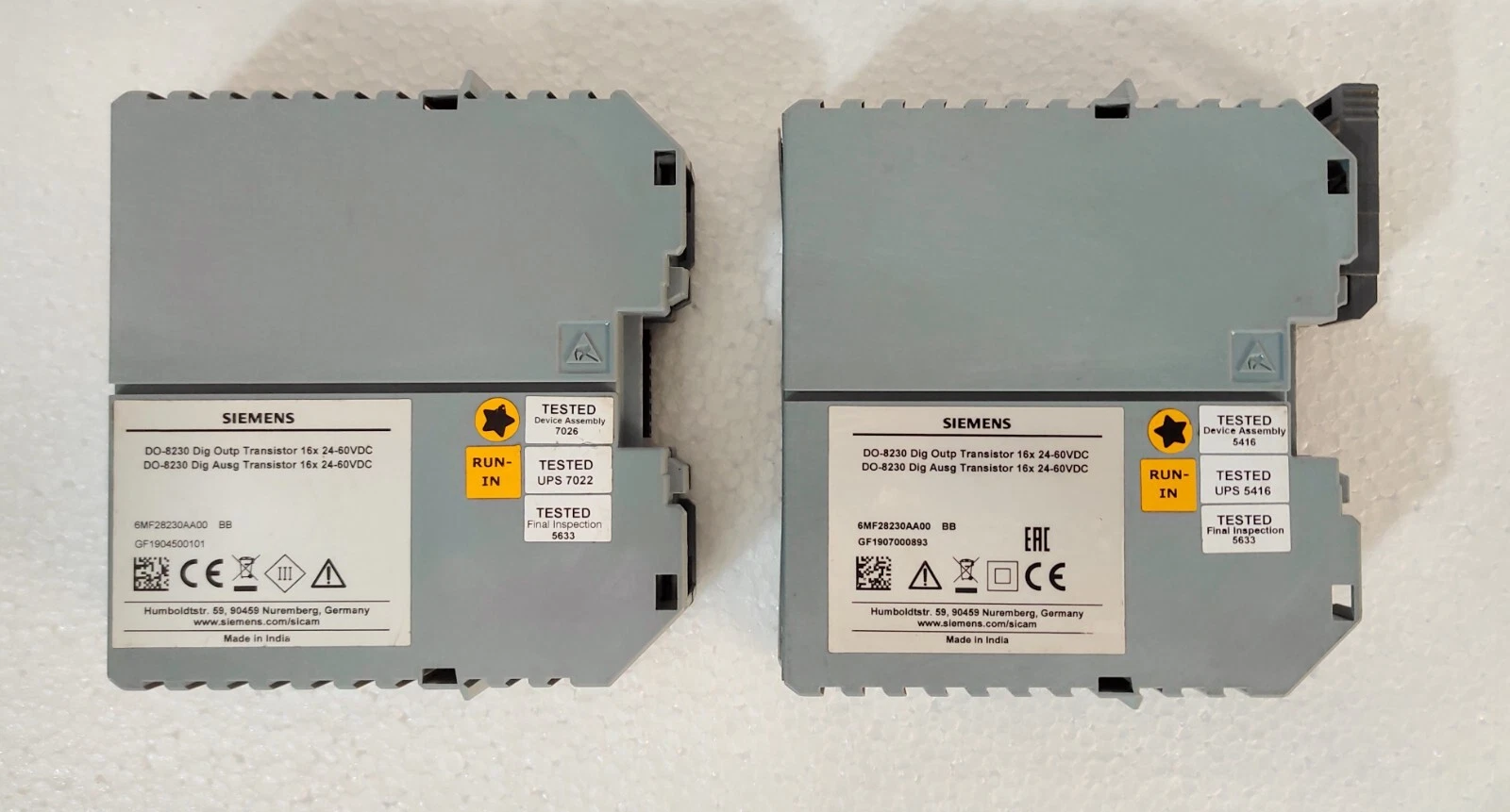 Siemens SICAM A8000 Series DO-8230 / DO 8230 Outp Transistor 6MF28230AA00