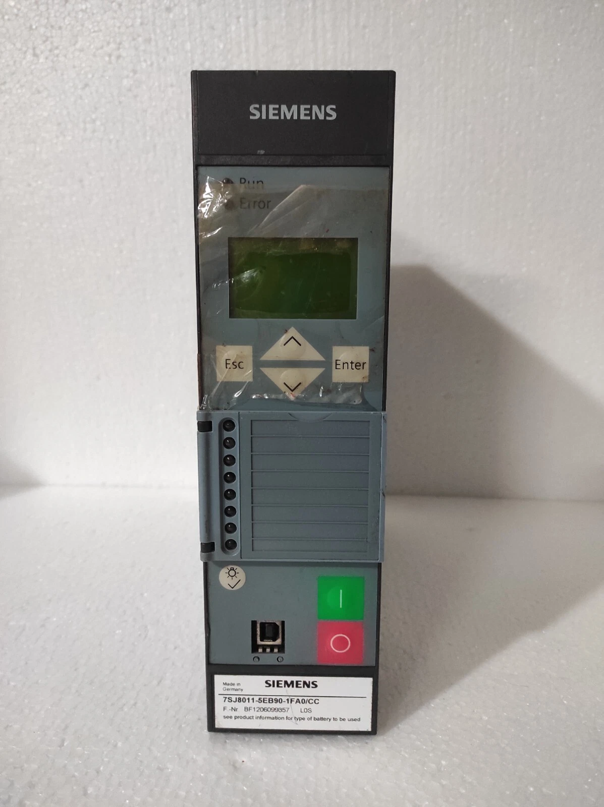Siemens Siprotec 7SJ8011-5EB90-1FA0/CC Overcurrent Protection Relay New